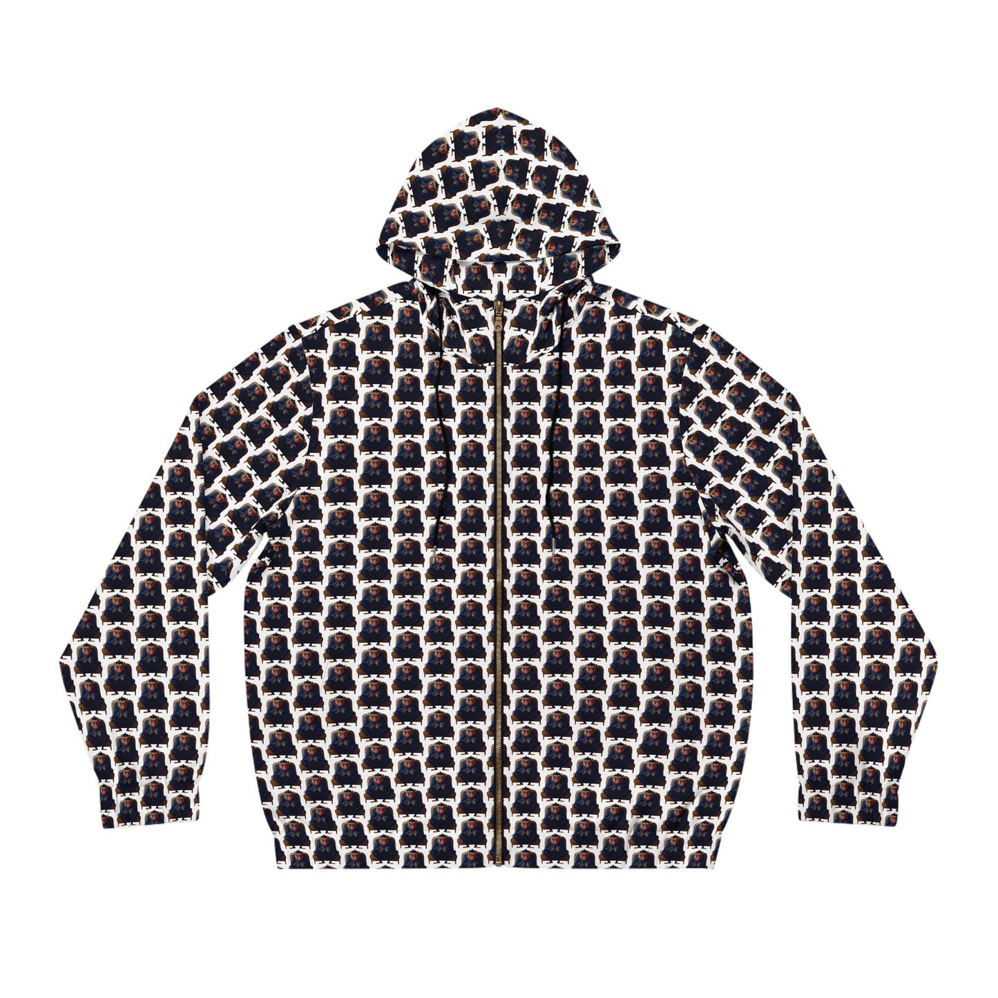 Busy Monkey Full-Zip Hoodie