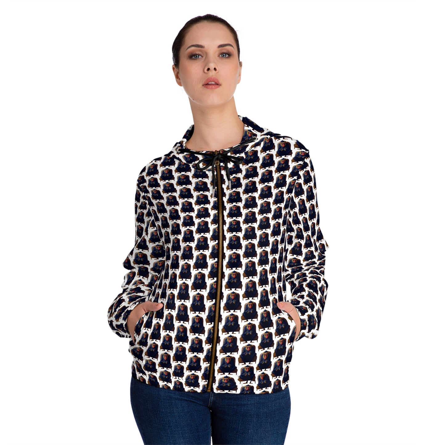 Busy Monkey Full-Zip Hoodie