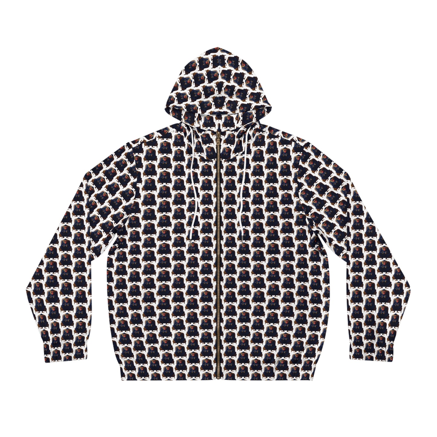 Busy Monkey Full-Zip Hoodie
