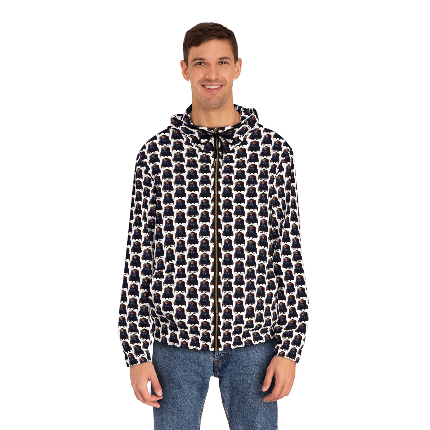 Busy Monkey Full-Zip Hoodie