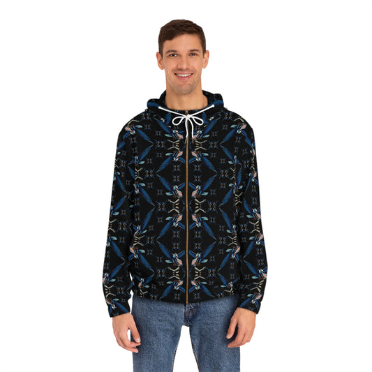 Psionic Eagle Full-Zip Hoodie (Back in Black Edition)