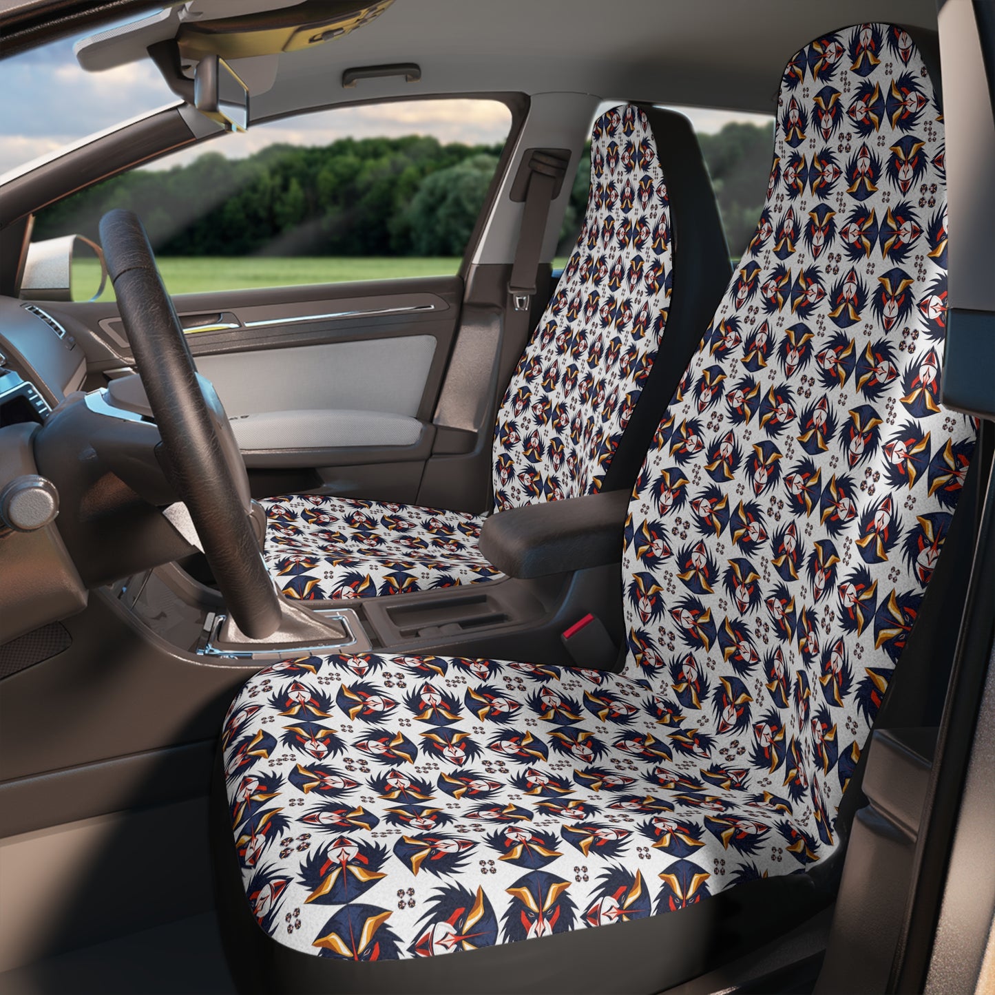 Wizened Mandrill Car Seat Covers
