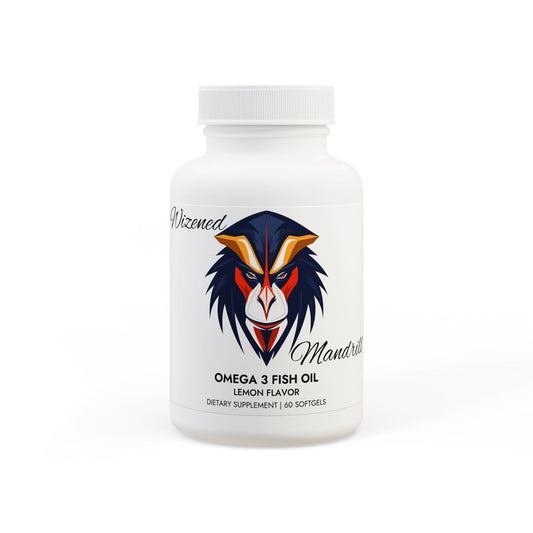 Wizened Mandrill Omega 3 Fish Oil Supplement